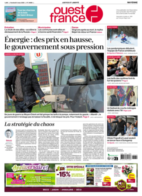 Cover of Ouest France (Mayenne)