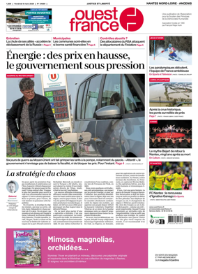 Cover of Ouest France (Nantes Nord-Loire - Ancenis)