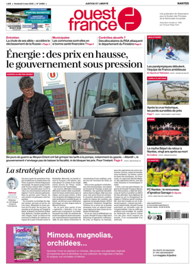 Cover of Ouest France (Nantes)