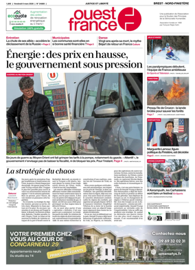 Cover of Ouest France (Nord-Finistere)