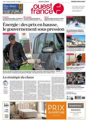 Cover of Ouest-France (Rennes Nord-Ouest)