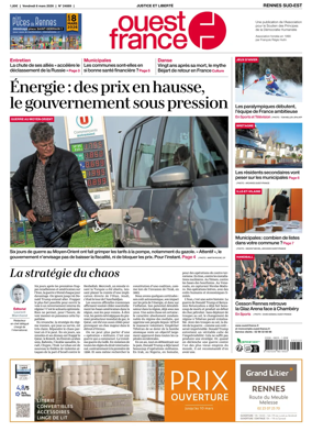 Cover of Ouest-France (Rennes Sud-Est)