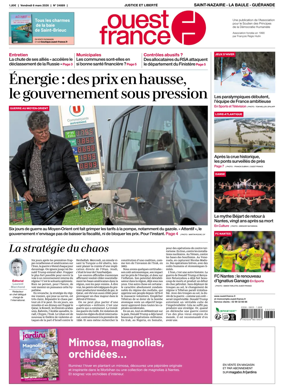 Cover of Ouest France (Saint-Nazaire La Baule Guerande)