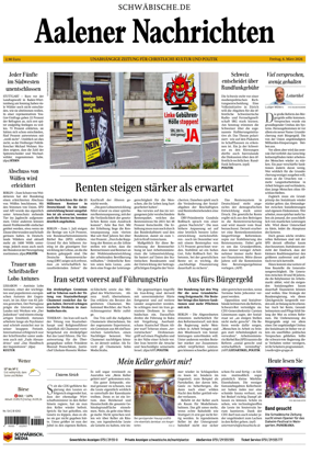 Cover of Aalener Nachrichten