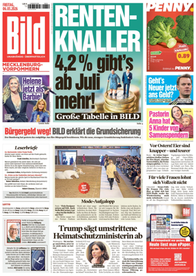 Cover of BILD Mecklenburg