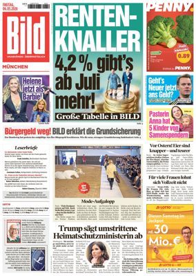 Cover of BILD Munchen