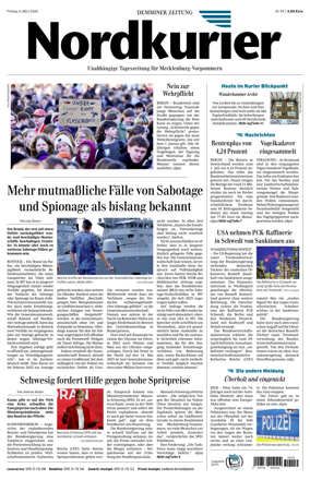 Cover of Demminer Zeitung