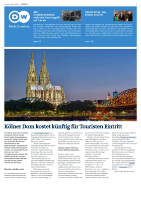 Cover of Deutsche Welle (German edition)