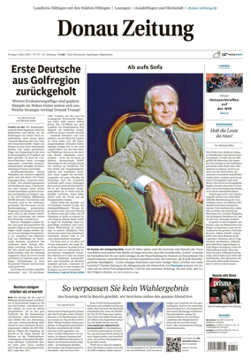 Cover of Donau Zeitung