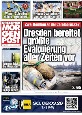 Cover of Dresdner Morgenpost