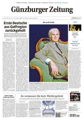 Cover of Guenzburger Zeitung