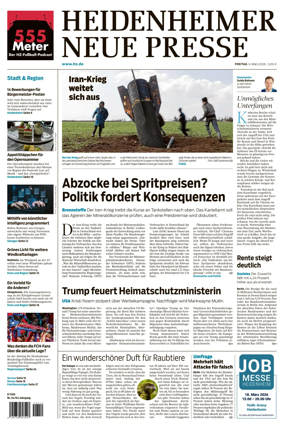 Cover of Heidenheimer Neue Presse