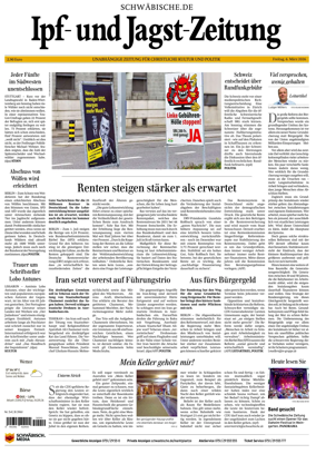 Cover of Ipf- und Jagst-Zeitung