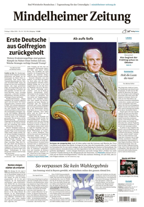 Cover of Mindelheimer Zeitung