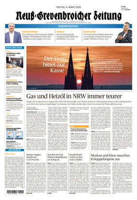 Cover of Neuss-Grevenbroicher Zeitung Neuss