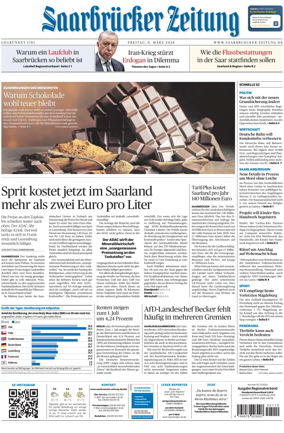 Cover of Saarbruecker Zeitung
