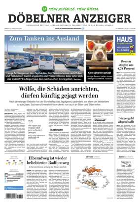 Cover of Sachsische Zeitung (Dobeln)