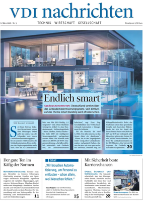 Cover of VDI Nachrichten