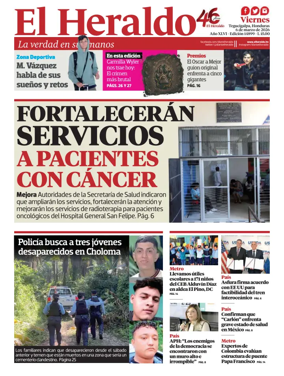 Cover of Diario El Heraldo