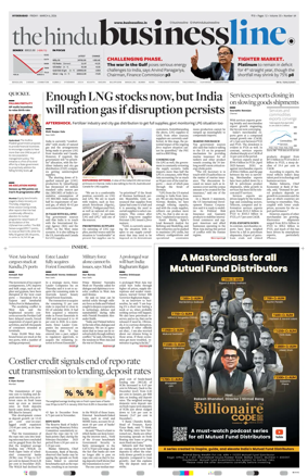 Cover of BusinessLine (Hyderabad)