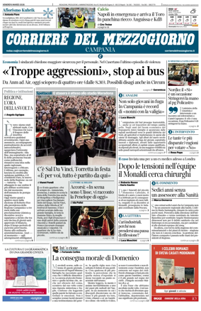 Cover of Corriere del Mezzogiorno (Campania)