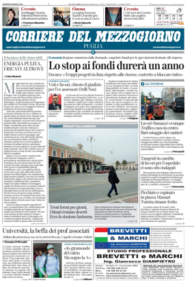 Cover of Corriere del Mezzogiorno (Puglia)