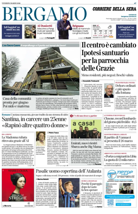 Cover of Corriere della Sera (Bergamo)