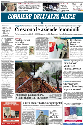 Cover of Corriere dell'Alto Adige