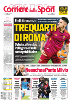 Cover of Corriere dello Sport (Lazio)