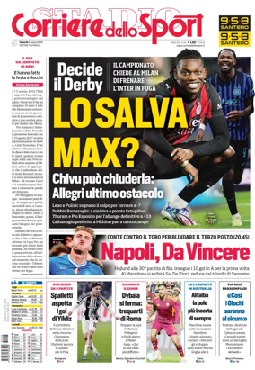 Cover of Corriere dello Sport