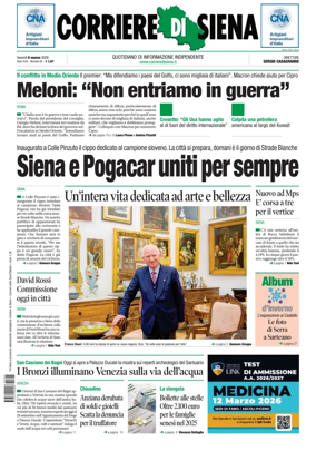 Cover of Corriere di Siena
