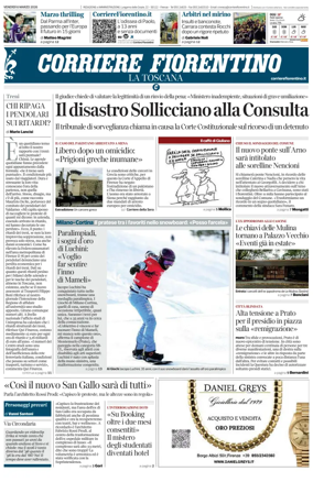 Cover of Corriere Fiorentino