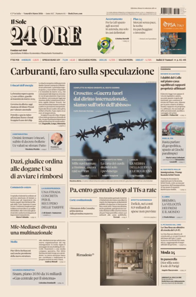 Cover of Il Sole 24 Ore