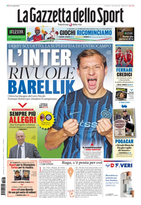 Cover of La Gazzetta dello Sport - Roma