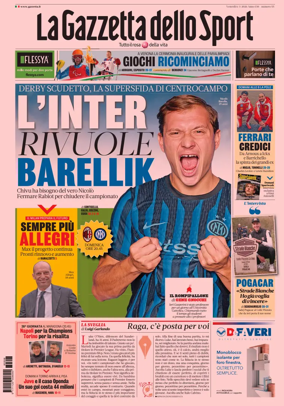 Cover of La Gazzetta dello Sport