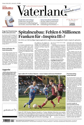 Cover of Liechtensteiner Vaterland