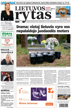 Cover of Lietuvos Rytas