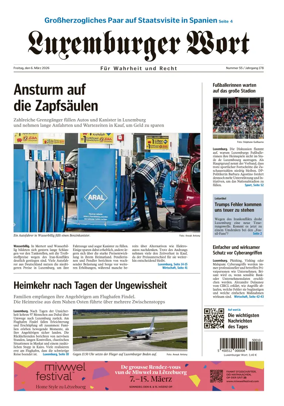Cover of Luxemburger Wort