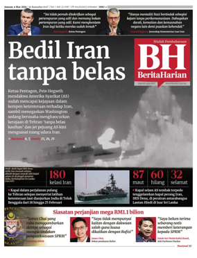 Cover of Berita Harian