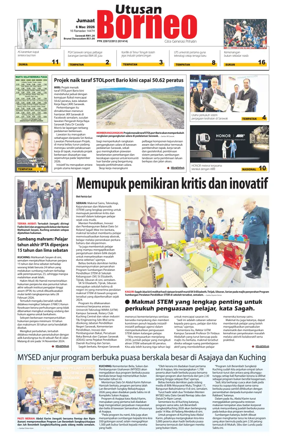 Cover of Utusan Borneo (Sarawak)