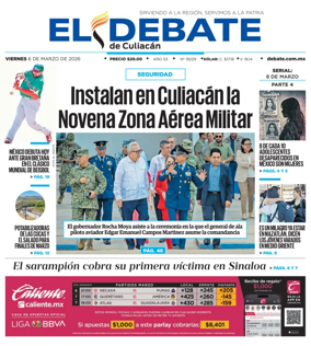 Cover of El Debate de Culiacan