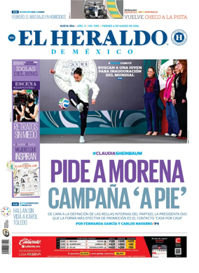 Cover of El Heraldo de Mexico