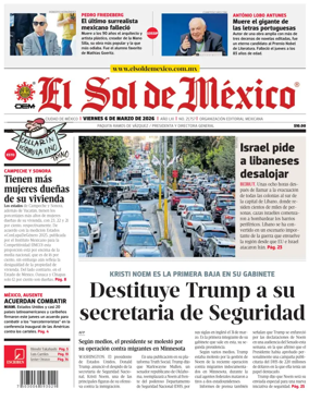 Cover of El Sol de Mexico
