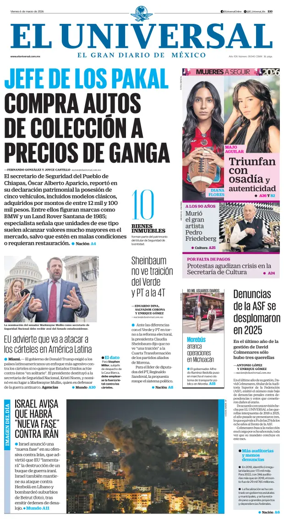 Cover of El Universal