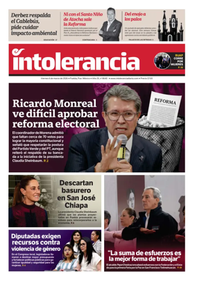 Cover of Intolerancia Diario