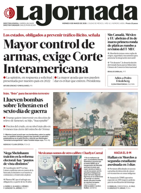Cover of La Jornada