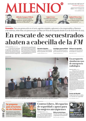 Cover of Milenio Edo de Mexico