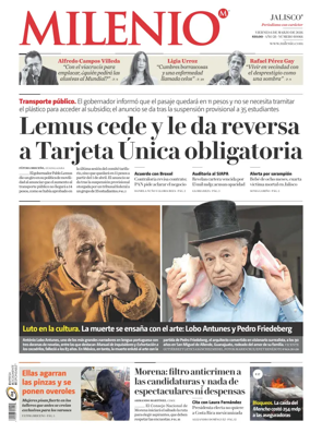 Cover of Milenio Jalisco