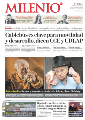 Cover of Milenio Puebla