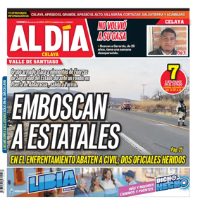 Cover of Periodico Al Dia (Celaya)